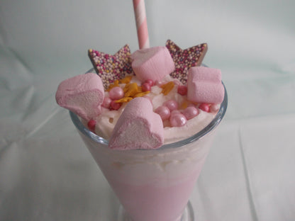 Pink princess Milkshake kit for kids, letterbox gift, magic milkshake party favour, Make your own milkshake craft diy kit for kids