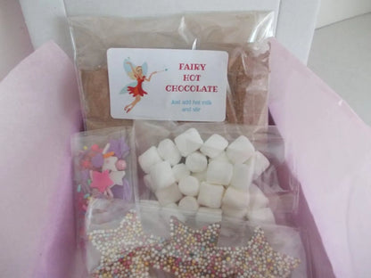 Fairy Hot Chocolate letterbox gift, A hug in a mug for someone you love,grate Card alternative,Kids chocolate gift