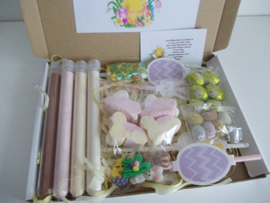 Easters luxury milkshake kit, selection box , gift box grate Family gift or Easter egg alternative